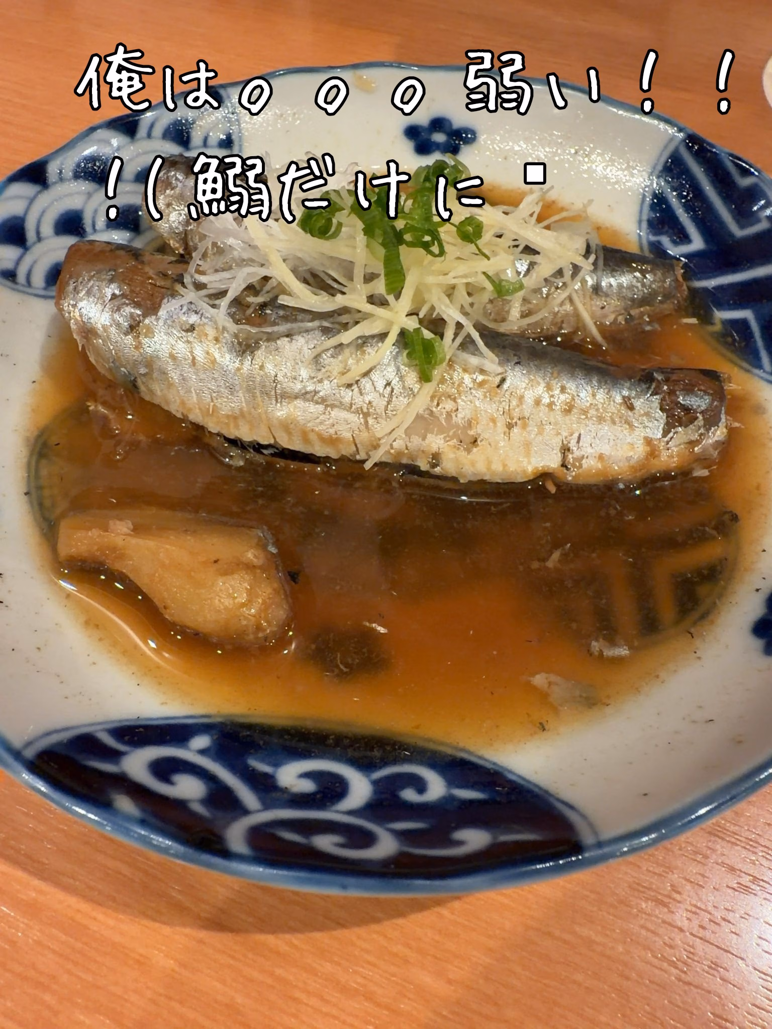 俺は。。。弱い！！！(鰯だけに🐟